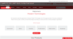 Desktop Screenshot of moderntechnologies.in